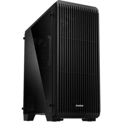 ZALMAN Boitier PC Moyen Tour  S2 TG Noir (Verre Tremp&eacute;)