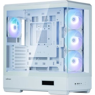 ZALMAN Boitier PC panoramique Moyen Tour  P50 DS (Blanc)