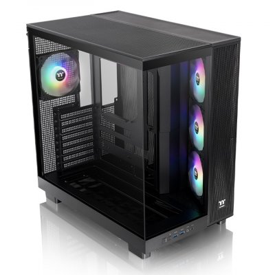 THERMALTAKE Bo&icirc;tier PC  View 380 XL TG ARGB Noir - MT/Sans Alim/ATX