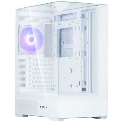 ZALMAN Boitier PC -  - P40 Prism - Sans alimentation - Moyen tour - Format ATX - Blanc 
