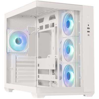BITFENIX Boitier sans alimentation -  AL118 - Cube - Format ATX - Blanc