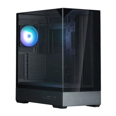 ZALMAN Boitier sans alimentation -  P40 Prism Plus - Moyen tour - Format ATX - Noir
