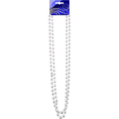 BOLAND  - AC3026/BLANC - Collier double rang&eacute;e perles blanc 85 cm