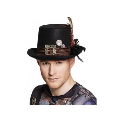 BOLAND  chapeau steampunk marron taille unique