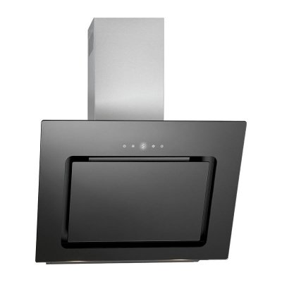BOMANN  Hotte-hotte plate-&eacute;cran LED 60 cm Noir-acier inoxydable