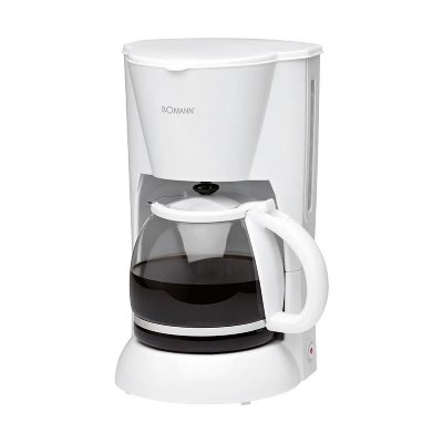 BOMANN  KA 183 CB Machine &agrave; caf&eacute; pour 12-14 tasses de caf&eacute;, blanc 900W