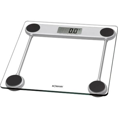 BOMANN  PW 1417 P&egrave;se-personne num&eacute;rique en verre pour salle de bain