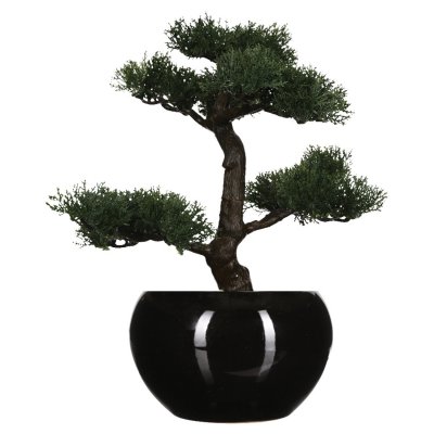 bonsai artificiel pot c&eacute;ramique h.36cm