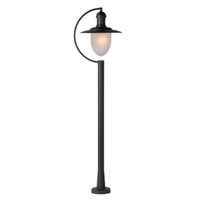 LUCIDE Borne col de cygne Aruba IP44 H110 cm - Noir