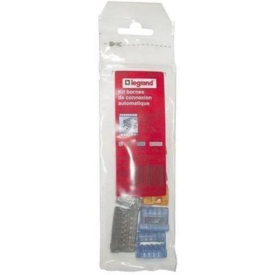 LEGRAND Borne de connexion Nylbloc auto pour fils rigides - kit 9 bornes assorties