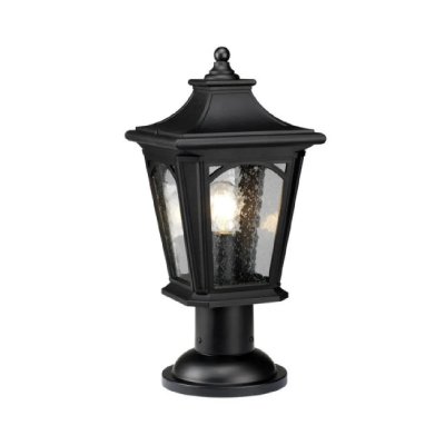 ELSTEAD LIGHTING Borne ext&eacute;rieure Bedford, noire mystic