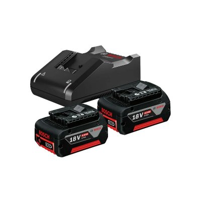 BOSCH  1 Batterie Gba 18v 4.0ah Avec Chargeur Gal 18v-40
