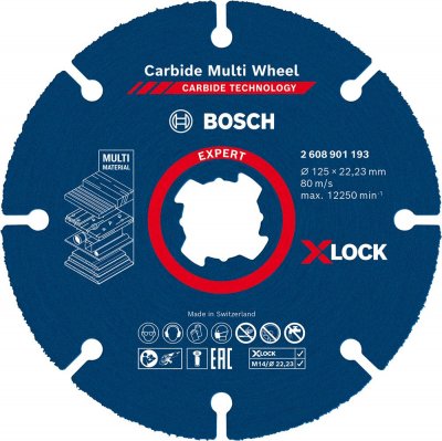 BOSCH  1 Disque &Agrave; Tron&ccedil;onner Expert Carbide Multi Wheel X-lock- 