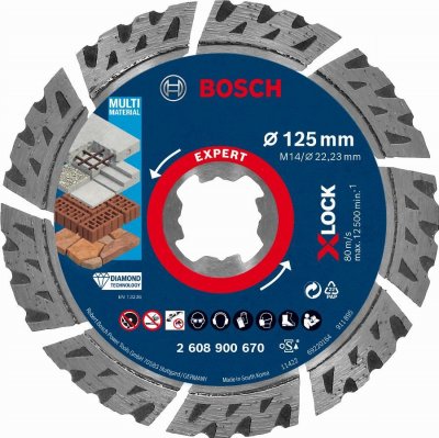 BOSCH  1 Disque Diamand Xlock Multi-materiaux - 