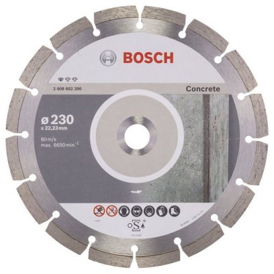 BOSCH  1 Disques &Agrave; Tron&ccedil;onner Diamant&eacute;s Standard For Concrete