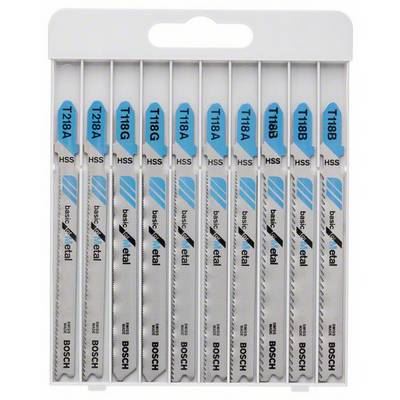 BOSCH  1 Kit De 10 Lames De Scie Sauteuse Pour M&eacute;tal - 