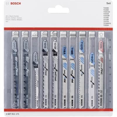 BOSCH  2607011171 Jig Saw Blade 10 Units Clair