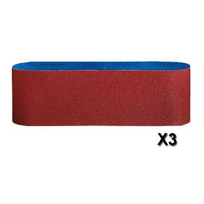 BOSCH  - 2608606034 Bande abrasive X440, kit de 3 pi&egrave;ces