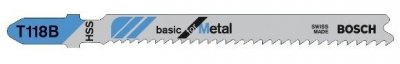 BOSCH  - 2608631014 5 lames de scie sauteuse pour le m&eacute;tal t 118 b