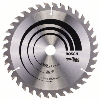 BOSCH  - 2608640613 Lame de scie circulaire Optiline Wood