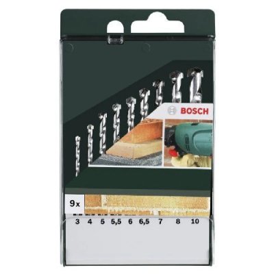 BOSCH  2609255463 Jeu De Forets De Ma&ccedil;onnerie 9 Pi&egrave;ces