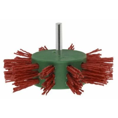 BOSCH  2609256543 Brosse &agrave; lamelle pour Perceuse Fils nylon et abrasif corindon 6 x 100 mm