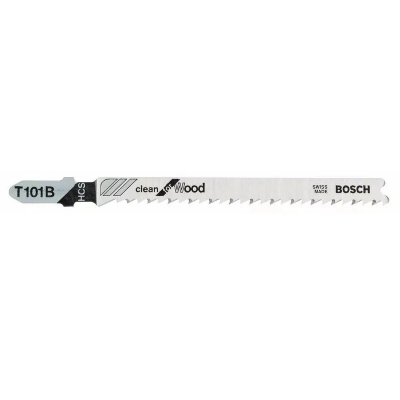 BOSCH  5 Jigsaw Blades T 101 B Argent&eacute;