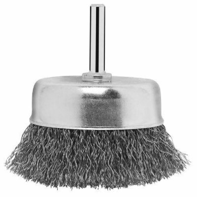 BOSCH  70x6 Mm Brush Cup Crimped Wire Drill Argent&eacute;