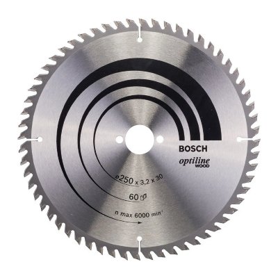 BOSCH  Accesorios Lame De Scie Circulaire Pour Bois Op Wo H 250x30-60