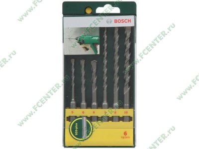 BOSCH  Accessories 2607019447 Coffret de m&egrave;ches SDS Plus S2 6 pi&egrave;ces
