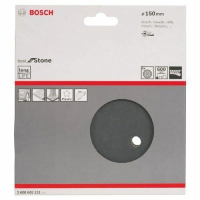 BOSCH  Accessories 2608605131 Disque abrasif 5 pi&egrave;ces 150 mm Grain 600