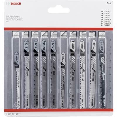 BOSCH  blister kit stb clean 10 lames de scie sauteuse DFX-598397