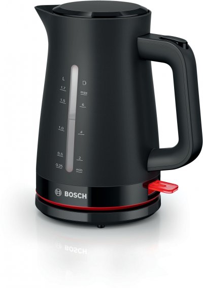 BOSCH  Bouilloire &eacute;lectrique 1.7l 2400w noir - TWK3M123 -  Noir
