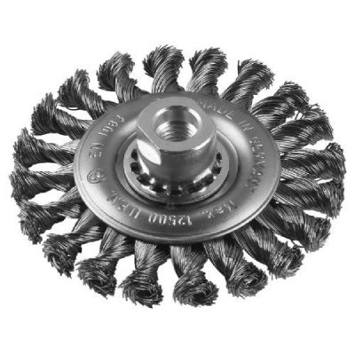 BOSCH  - Brosse circulaire M14 Fils torsad&eacute;s - 115 mm - 2609256512
