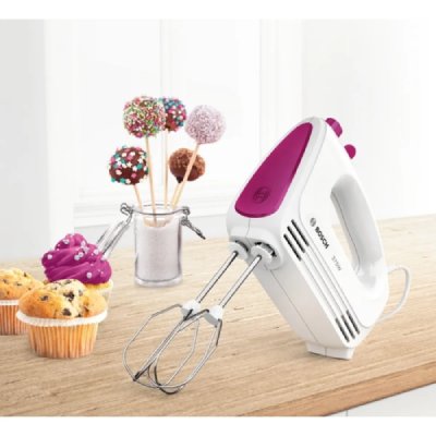 BOSCH  CleverMixx MFQ2210P Batteur &agrave; main 375 Watt white-wild purple