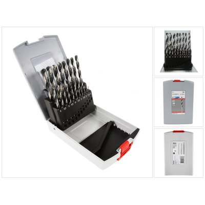 BOSCH Coffret 19 forets m&eacute;tal HSS PoinTeQ - 2608577351