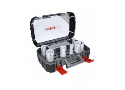 BOSCH  Coffret scies tr&eacute;pans carbure universelles - 2608594184