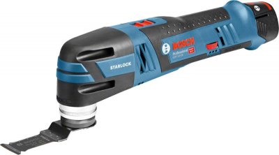 BOSCH  - d&eacute;coupeur ponceuse &agrave; batterie 12v 3ah li-ion - gop 12v-28