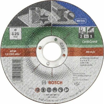 BOSCH ACCESSORIES Bosch - Disque &agrave; d&eacute;couper et &agrave; &eacute;barber 2-en-1 2609256309 Q069201