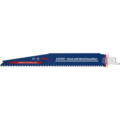  Bosch - Expert bois avec d&eacute;molition en m&eacute;tal s 1167 xHm sabre saber lamade, 10 pi&egrave;ces