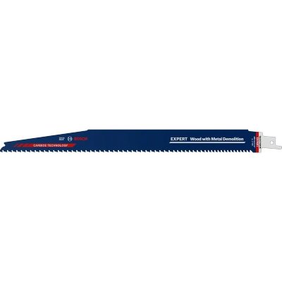 BOSCH  Expert S1267xhm Wood With Metal Demolition Blade Saw Cut Bleu