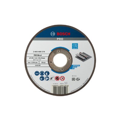 BOSCH  Expert Straight 125x2.5 Mm Metal Disk Argent&eacute;