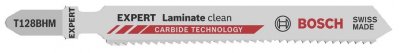 BOSCH  Expert T128bhm Laminate Clean Jig Saw Blade 3 Units Argent&eacute;