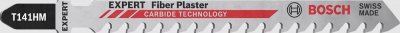 BOSCH  Expert T141hm Fiber Plaster Jig Saw Blade 3 Units Argent&eacute;