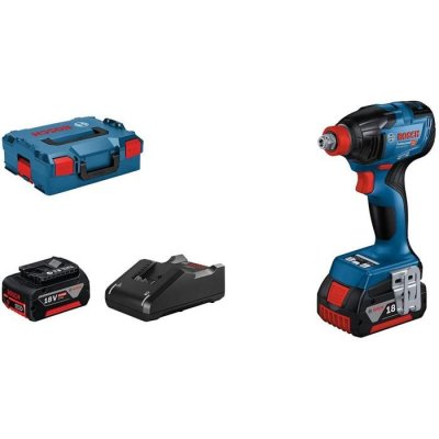 BOSCH  Gdx18v-210c+2x5ah+gal18v-40+l-boxx136 Impact Driver Argent&eacute;