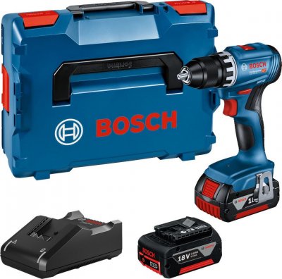 BOSCH  Gsr18v-45+2x3.0ah+gal18v-40+lb Electric Screwdriver Argent&eacute;