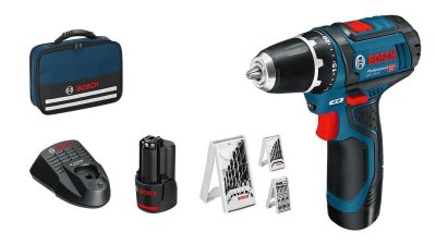 BOSCH  Perceuse visseuse 12 V - GSR12V-15 set 36 acc. - 0615990GB0