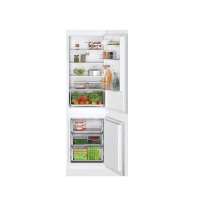 BOSCH  R&eacute;frig&eacute;rateur combin&eacute; int&eacute;grable &agrave; glissi&egrave;res 260l blanc - KIN86NSE0