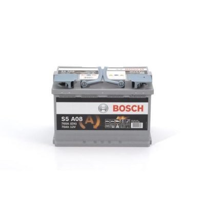 BOSCH  S5a08 Batterie De Voiture Start/Stop Agm 70a/H-760a