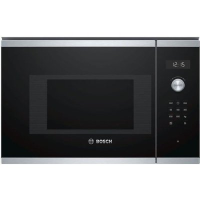 BOSCH  serie 6 bfl524ms0 micro-ondes encastrable 20 l 800 w noir, acier inox BFL524MS0